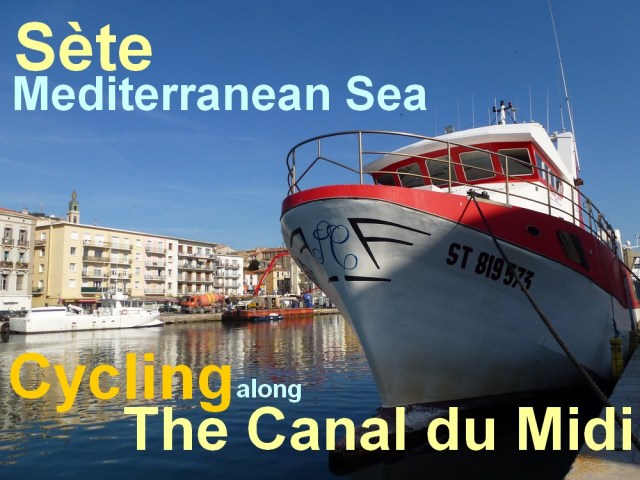Cycling along the canal du Midi