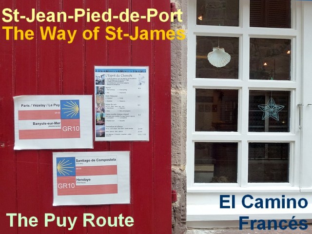 St jean pied de Port the Puy route Camino Francés