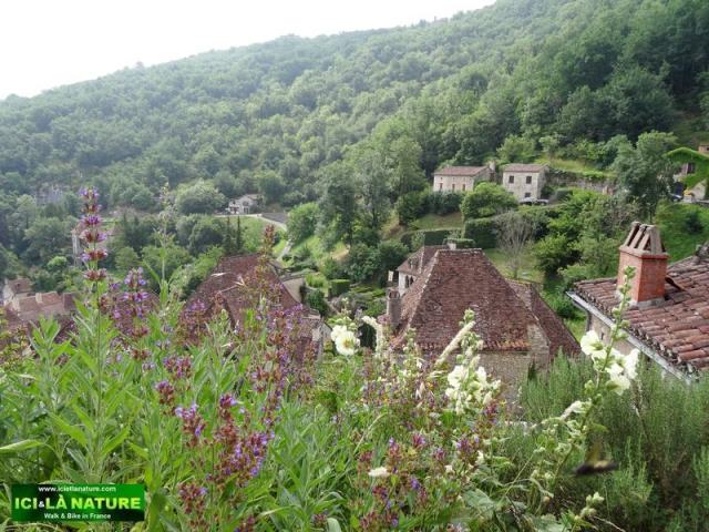 16-flowers saint cirq lapopie hiking france