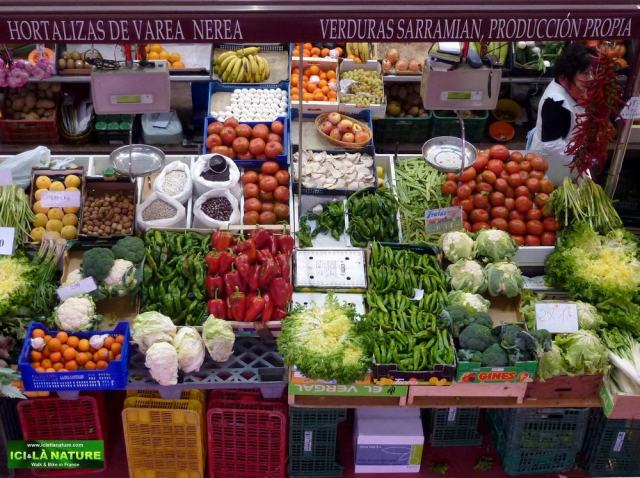 logrono market ici et la nature