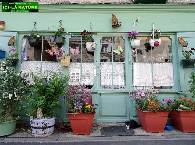 48-saugues old shop flowers