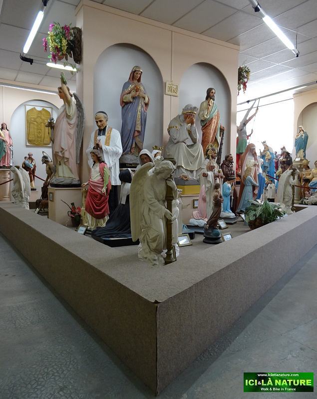 60-lourdes religious statues exhibition