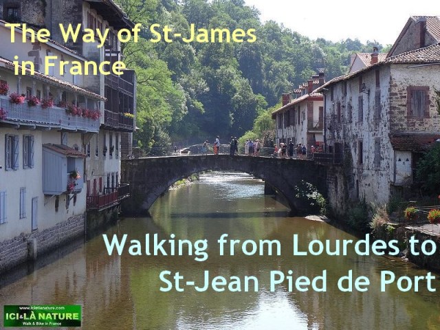 the way of st-james in france from Lourdes to st jean pied de port