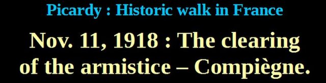 November 11,1918 clearing armistice compiegne