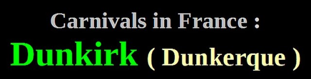 carnaval dunkerque