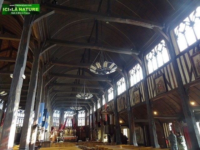 61- old church of sainte-catherine honfleur normandy