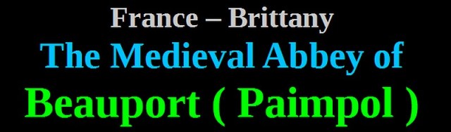 bretagne abbaye de beauport paimpol