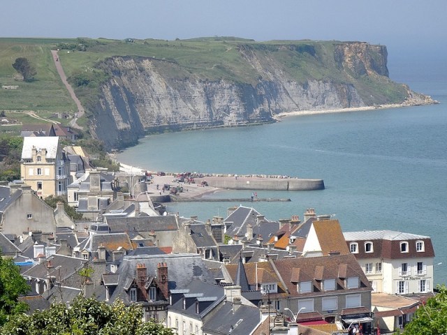 17-Mulberry Harbour Arromanches Panoramic View