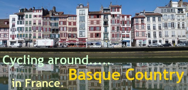 Biking around Basque country in france
