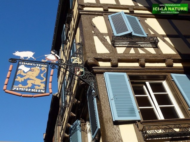 30-maison alsacienne enseigne charcuterie colmar