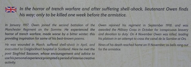 77-wilfred owen in the horror of trench warfare