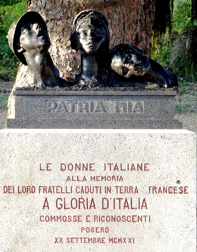 great war 1914-1918 italy cemetery in france chemin des dames