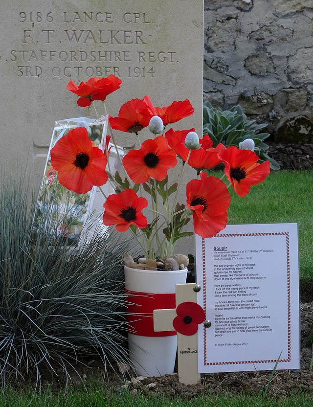 soupir chemin des dames F T Walker staffordshire regt 3rd october 1914
