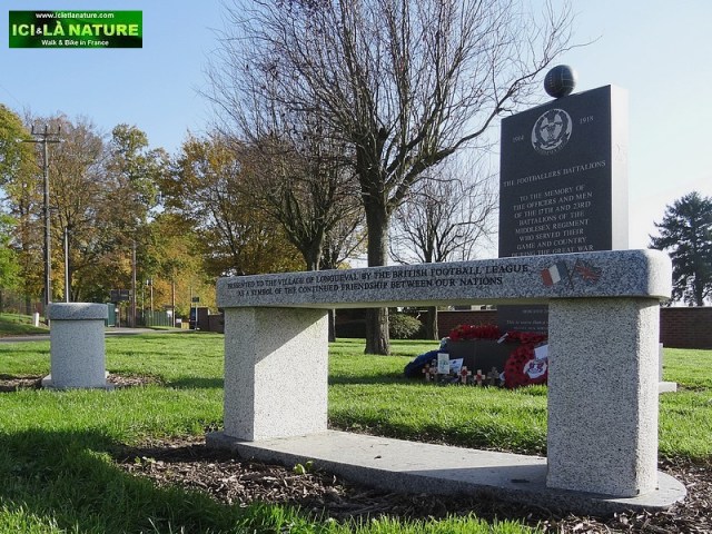 The footballer's memorial great war