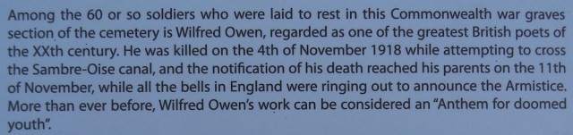 Wilfred owen grave