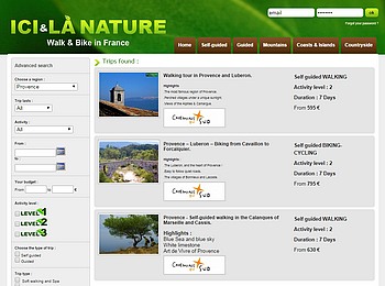 biking walking holidays in provence