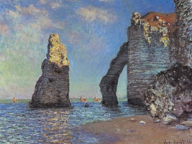 claude monet etretat normandy