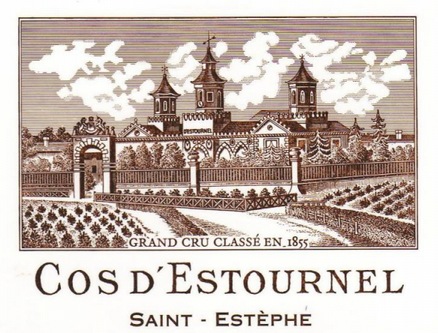 75-chateau cos d' estournel grand vin bordeaux saint estephe