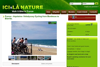 vacances velo arcachon