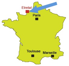 etretat france