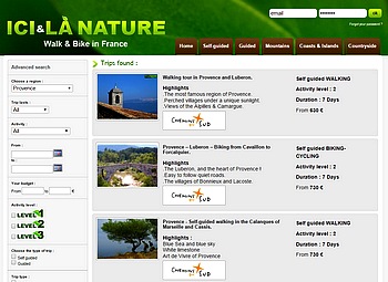 provence riviera walking biking holidays