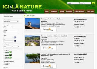 hiking biking tours in Provence