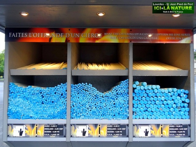 58-offering candles lourdes